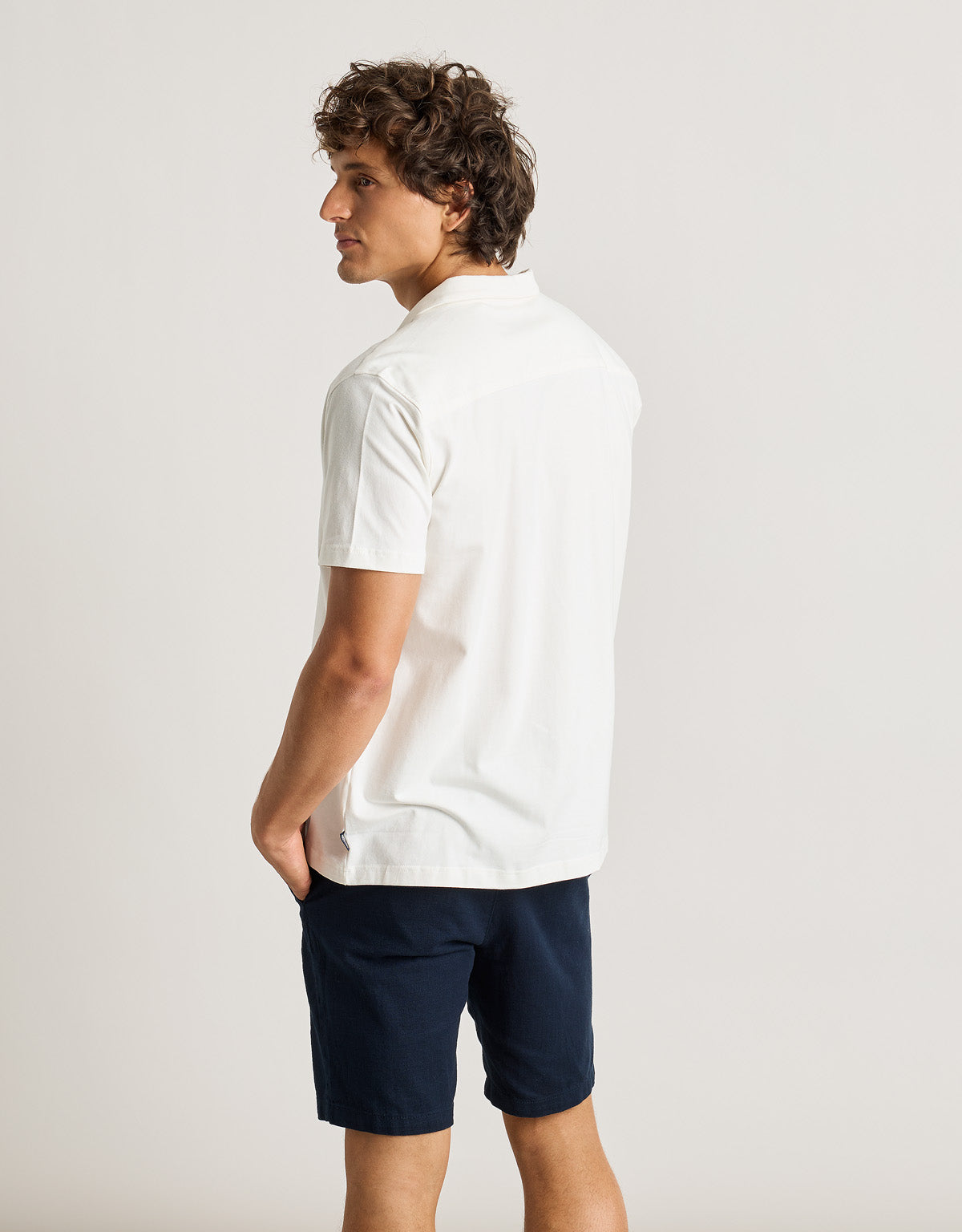 Camisa Manga Corta Blanca - Atimo 2