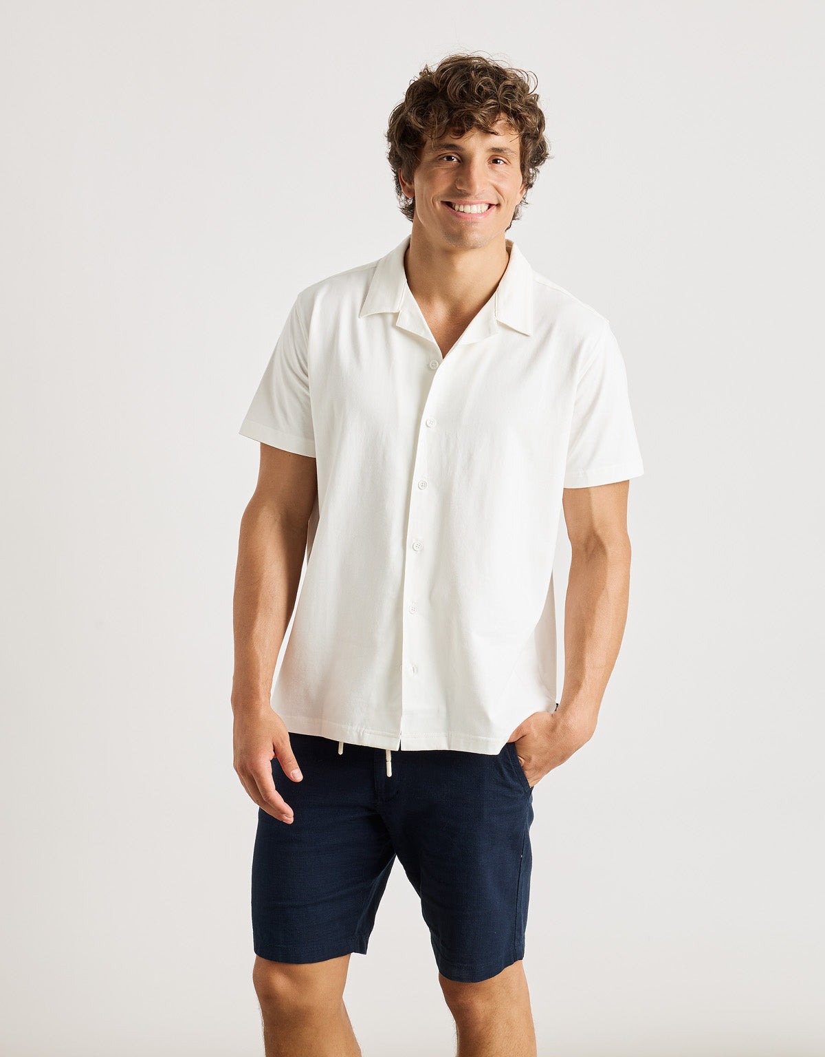 Camisa Manga Corta Blanca - Atimo