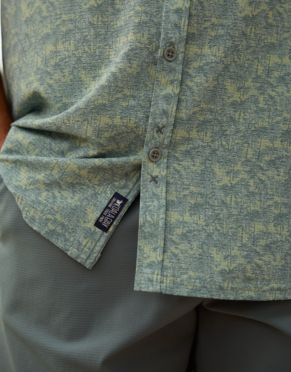 Khaki Short Sleeve Shirt - Palmcoast