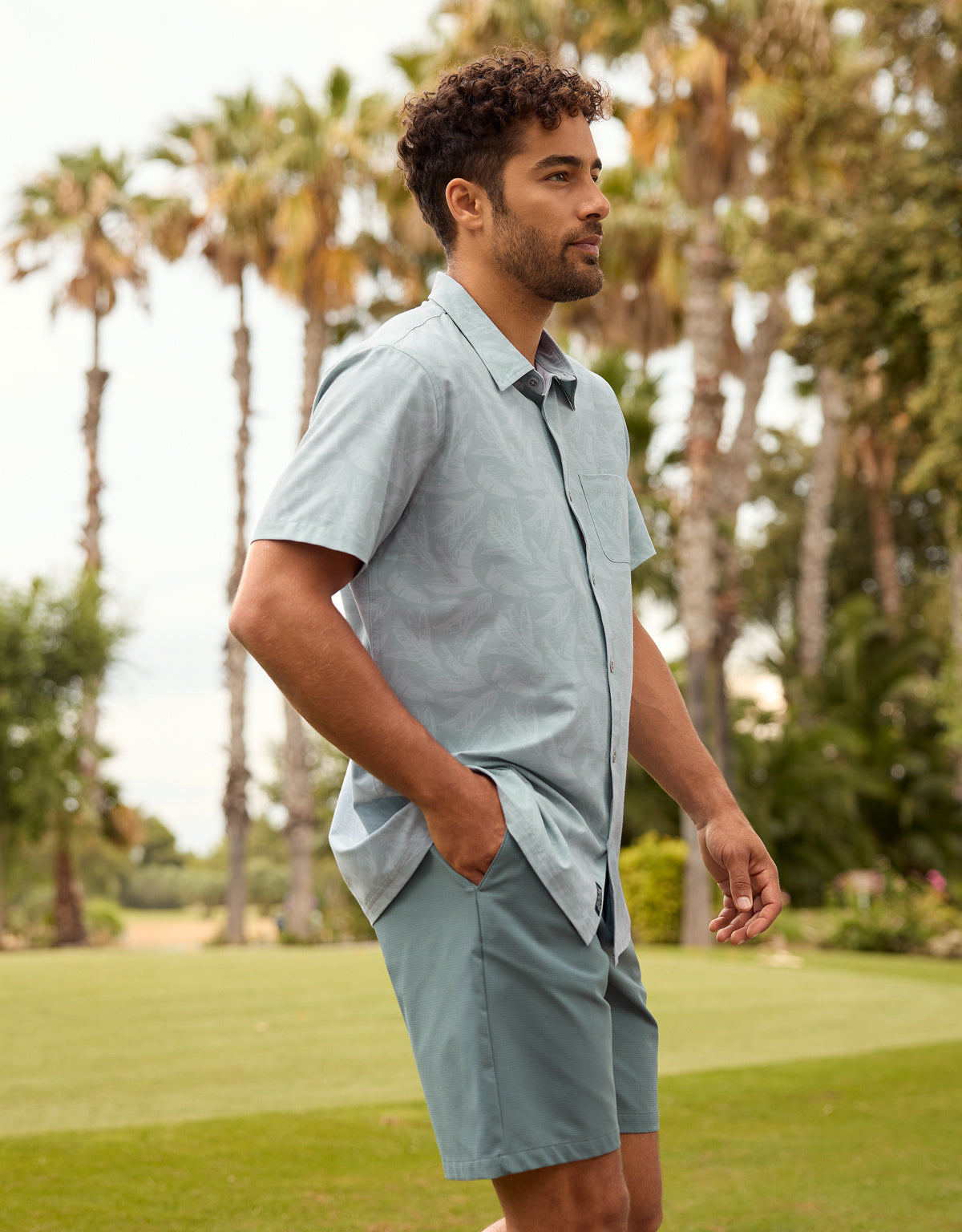 Graues Kurzarmhemd – Sweetpalm