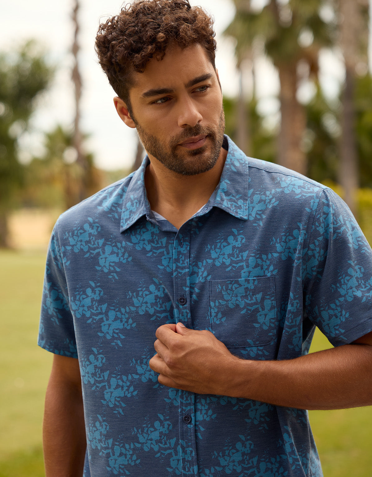 Blue Short Sleeve Shirt - Furing