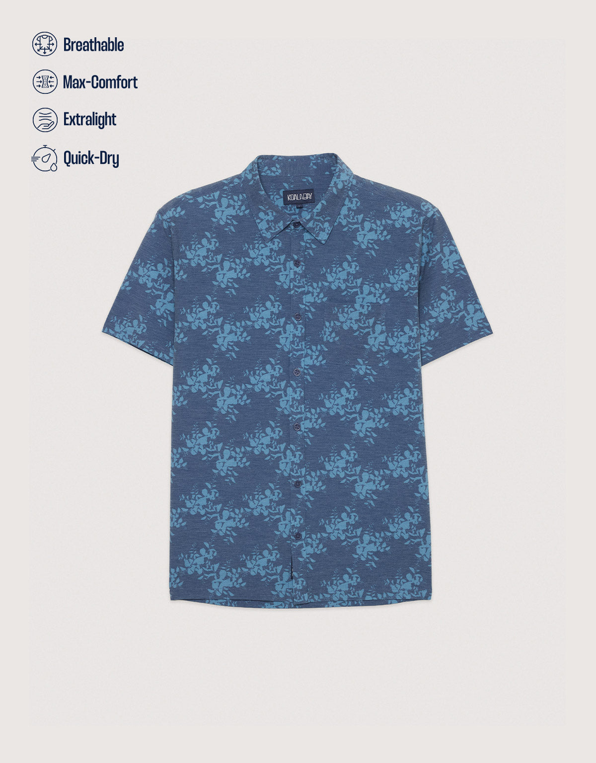 Blue Short Sleeve Shirt - Furing