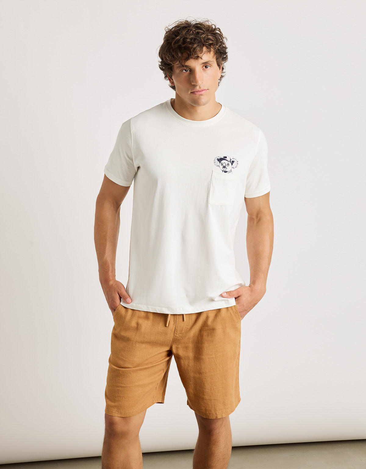 Off-White Short-Sleeved T-Shirt - Kravitz