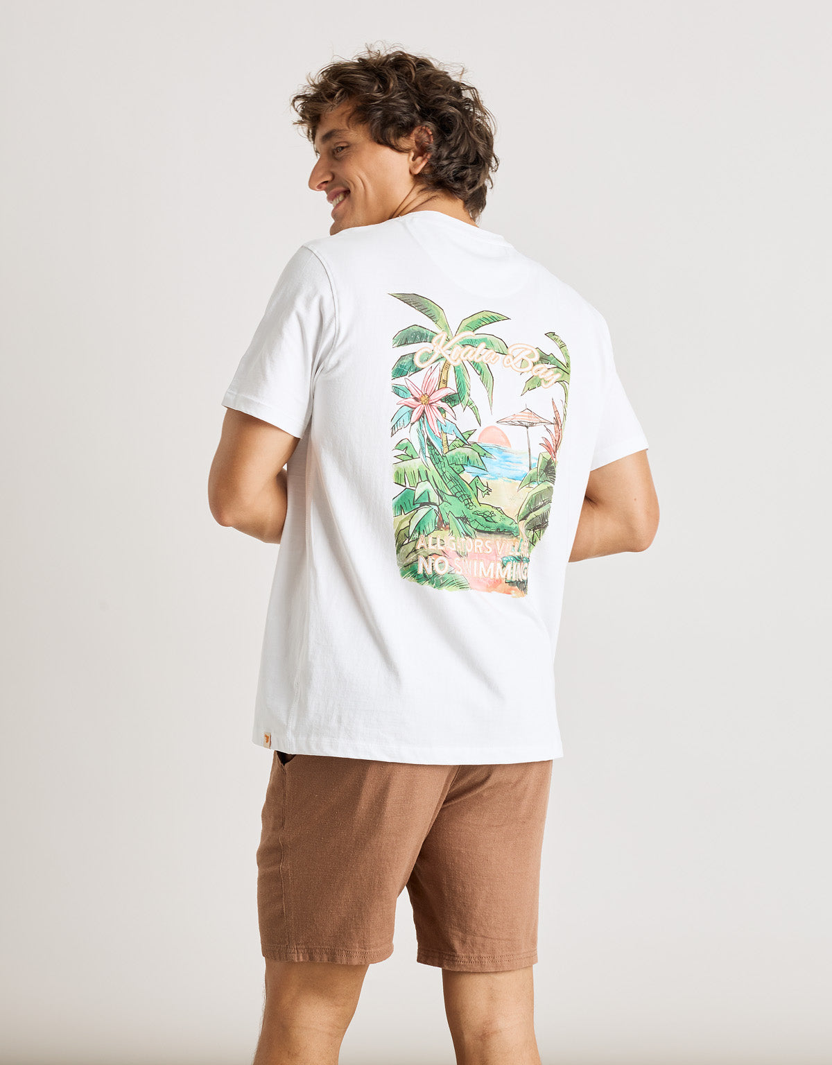 White Short-Sleeved T-Shirt - Villagator