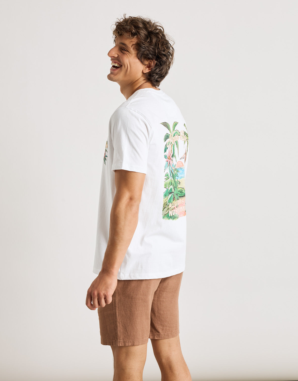 White Short-Sleeved T-Shirt - Villagator