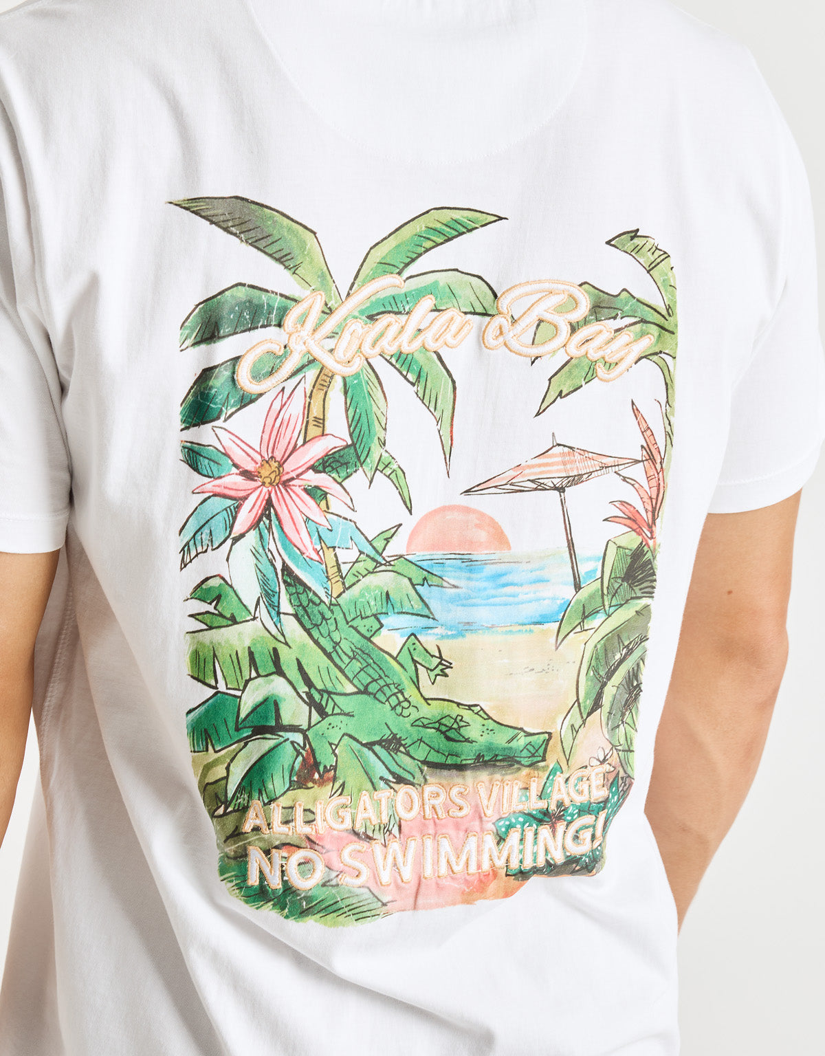 White Short-Sleeved T-Shirt - Villagator