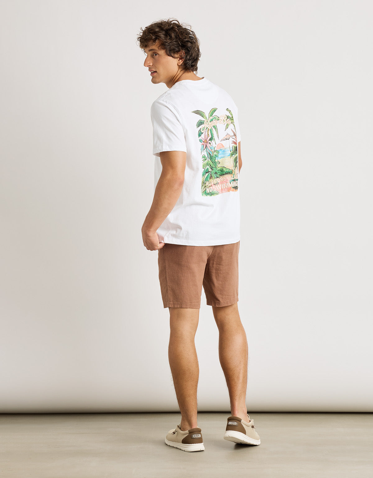 White Short-Sleeved T-Shirt - Villagator