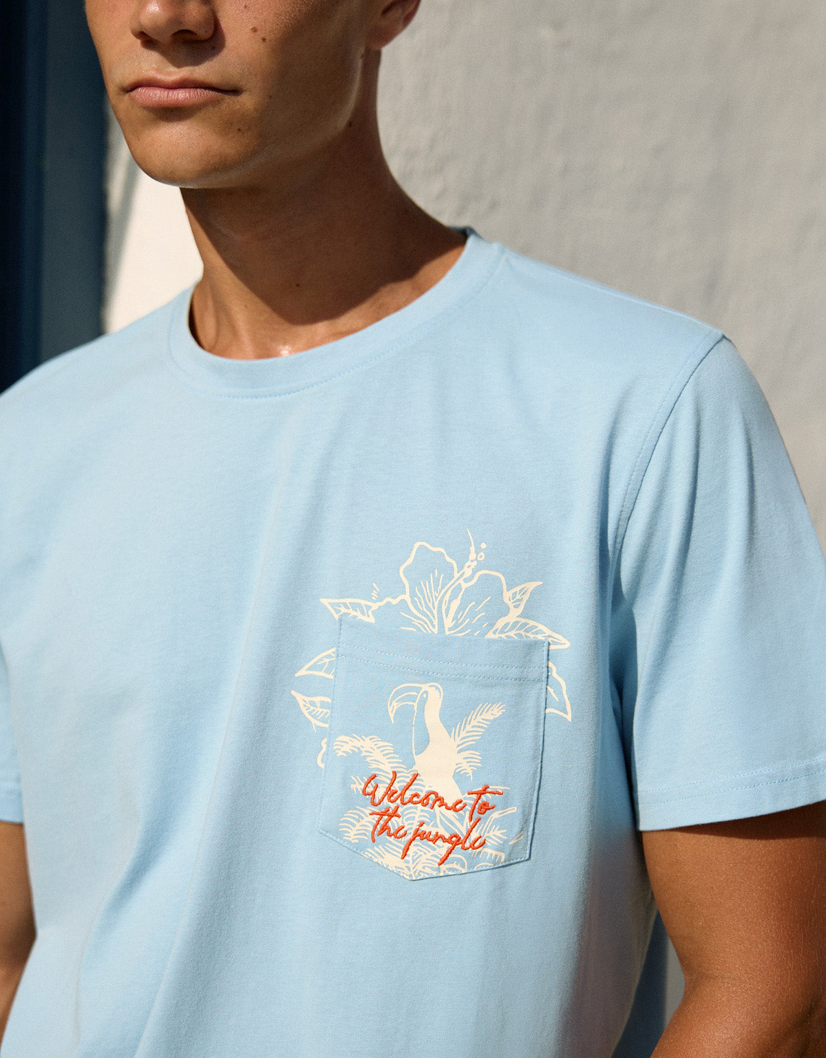 Camiseta Manga Corta Azul - Rory 5