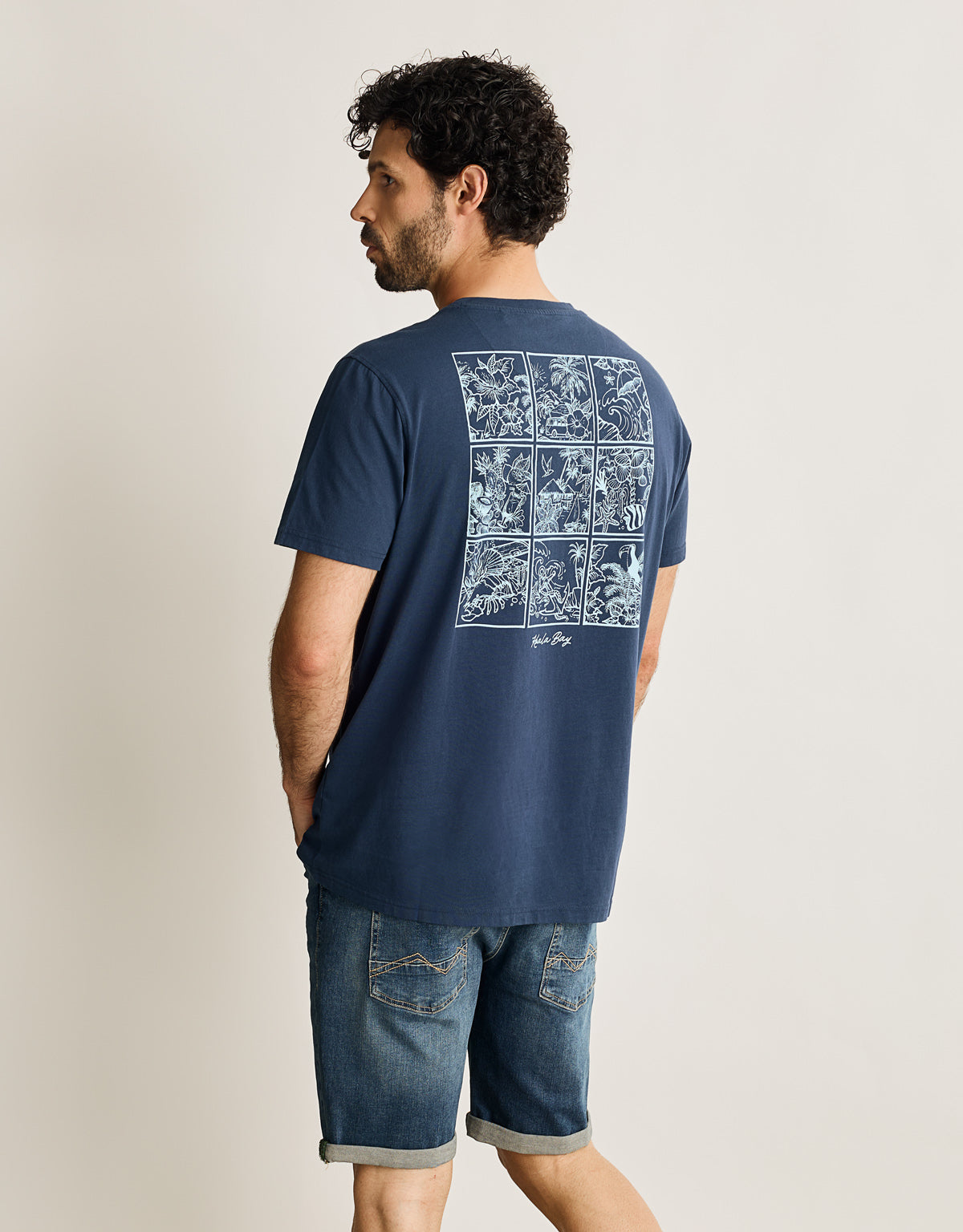 Camiseta Manga Corta Azul Marino - Rory