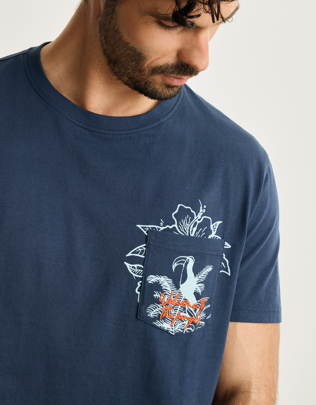 Camiseta Manga Corta Azul Marino - Rory 5