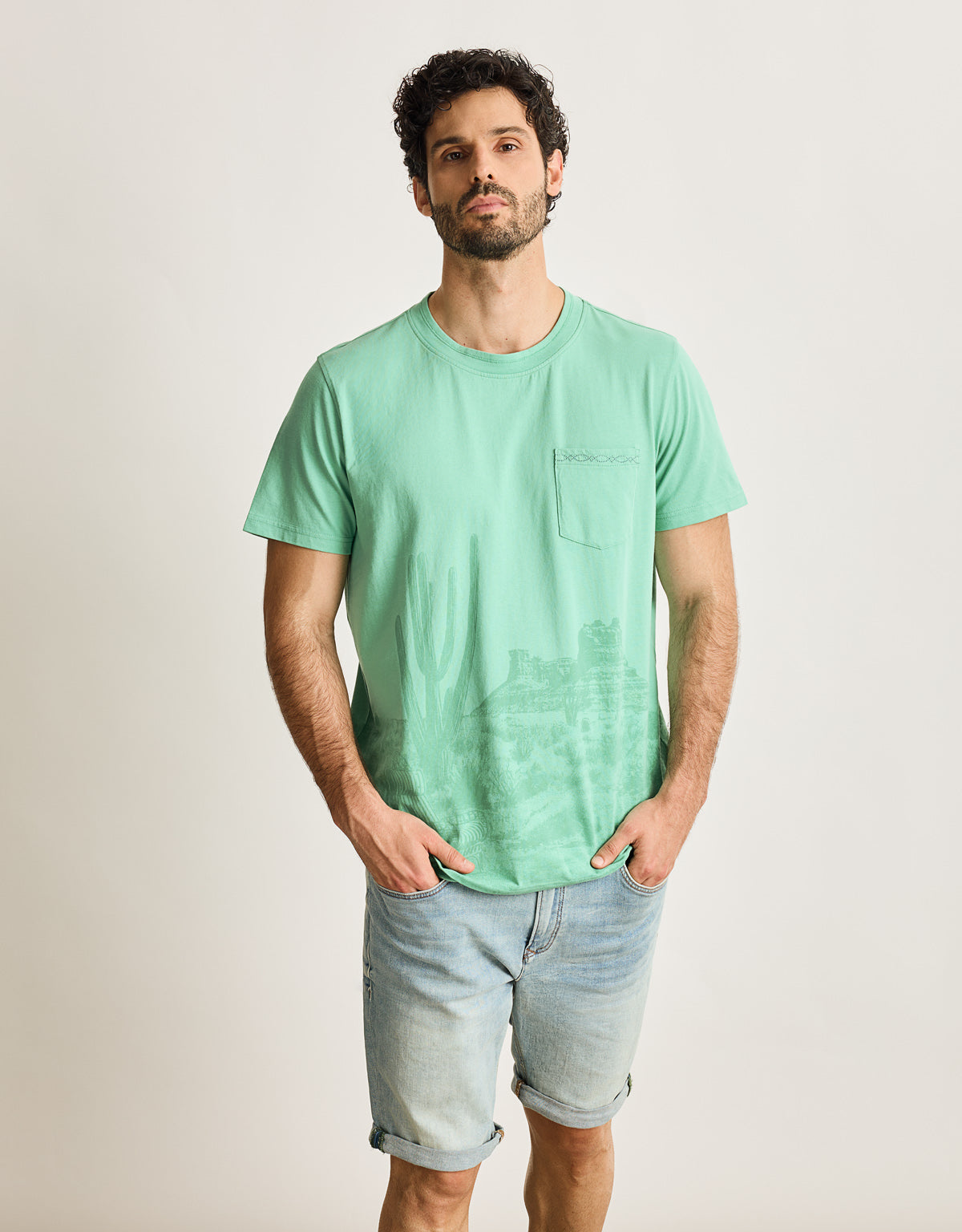 Camiseta Manga Corta Verde - Lawless 4