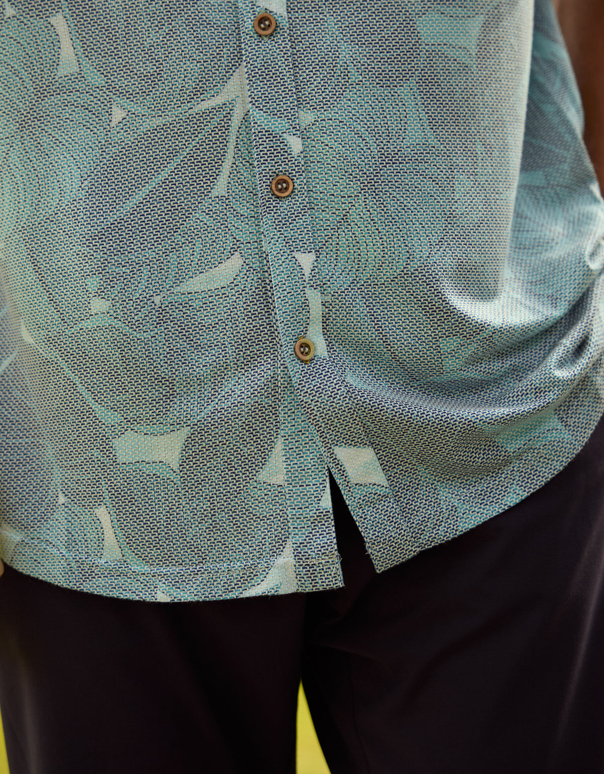 Camisa Manga Corta Verde - Folded 5