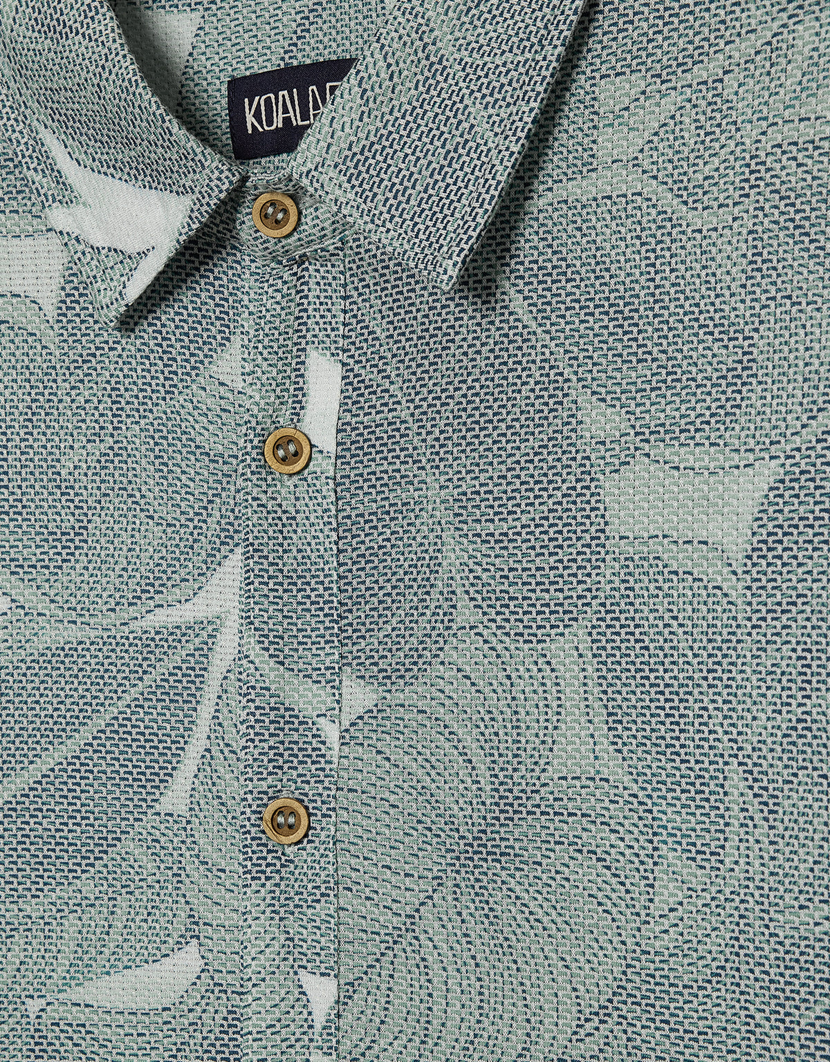 Camisa Manga Corta Verde - Folded 6