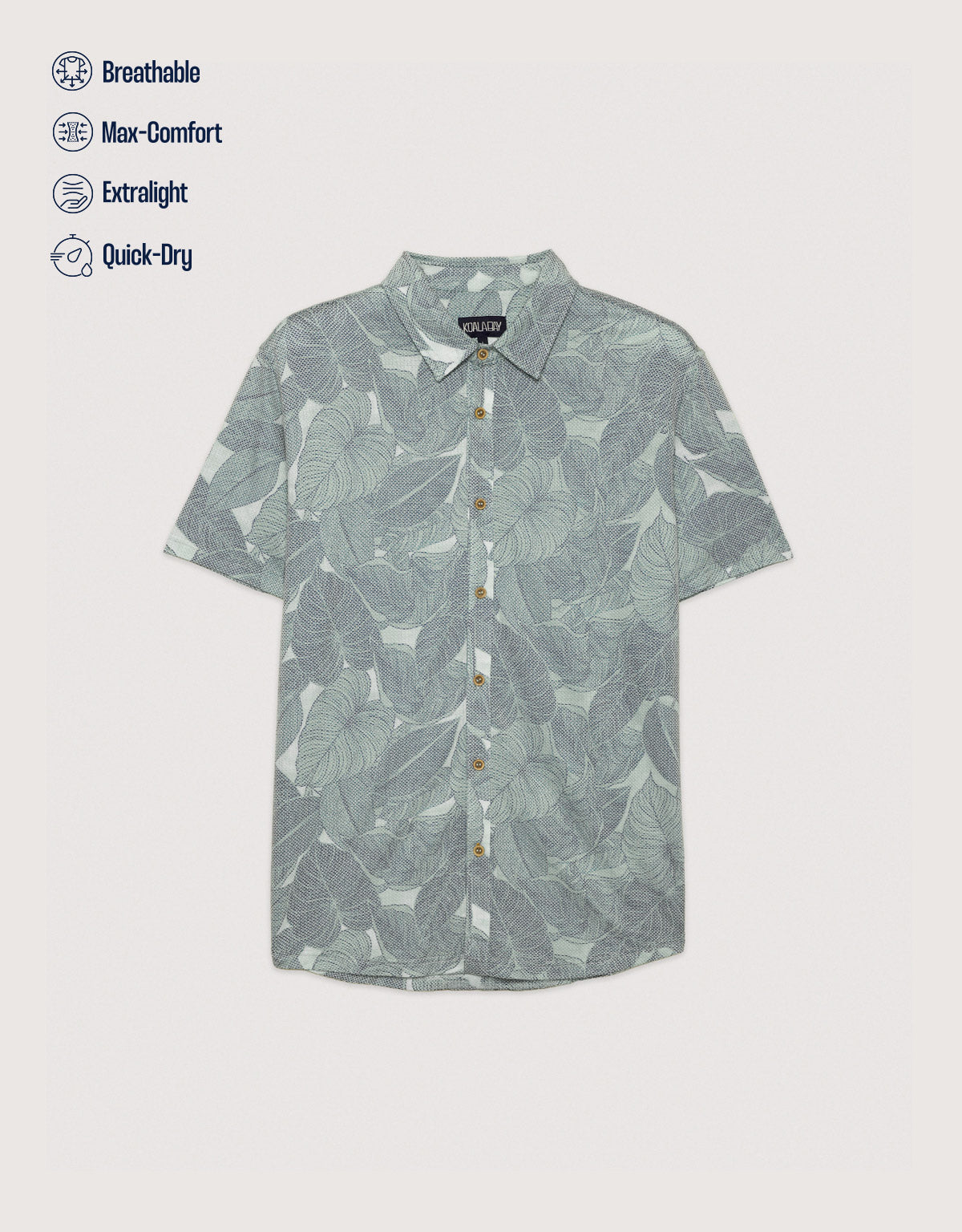 Short-Sleeve Green Shirt – Folded