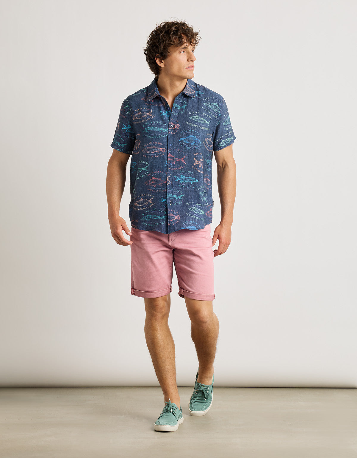 Langarmhemd Marineblau – Fishtail