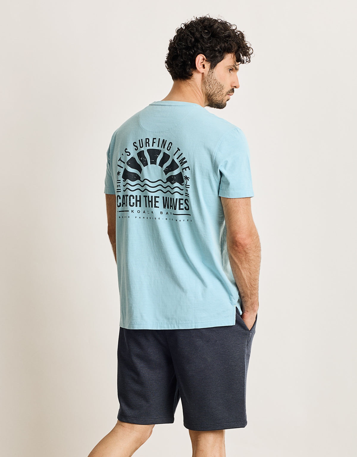 Camiseta Manga Corta Azul - Tilldawn