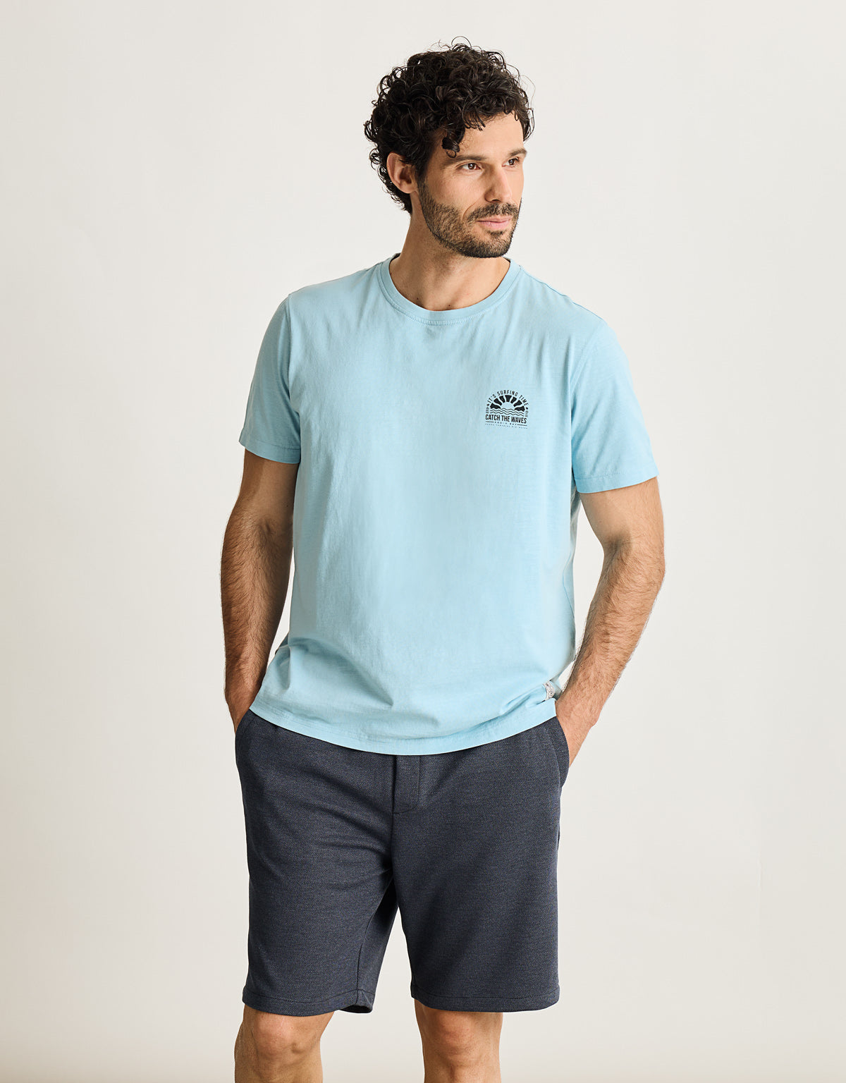 Camiseta Manga Corta Azul - Tilldawn 3