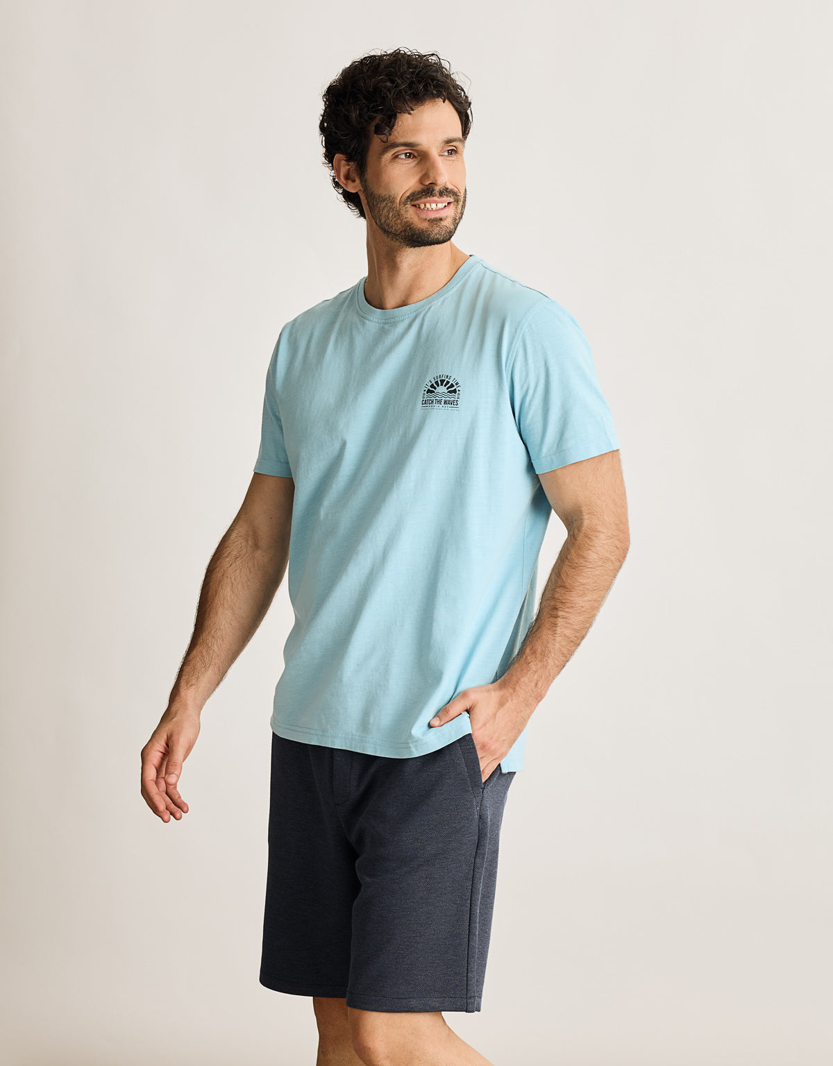 Camiseta Manga Corta Azul - Tilldawn 4