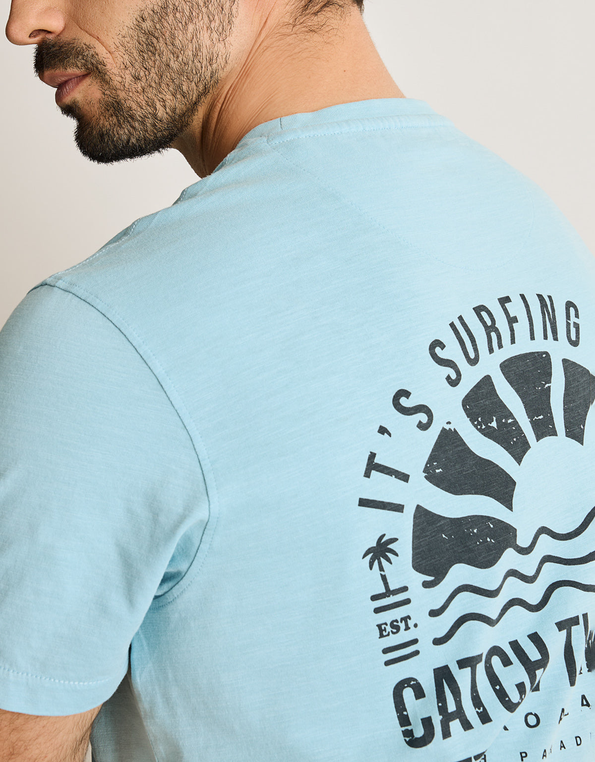 Camiseta Manga Corta Azul - Tilldawn 5