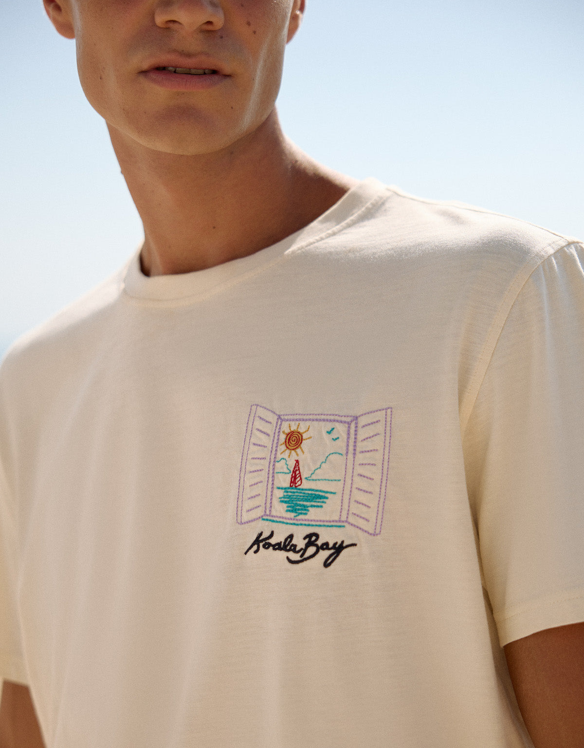 Camiseta Manga Corta Off White - Hobatsam 4