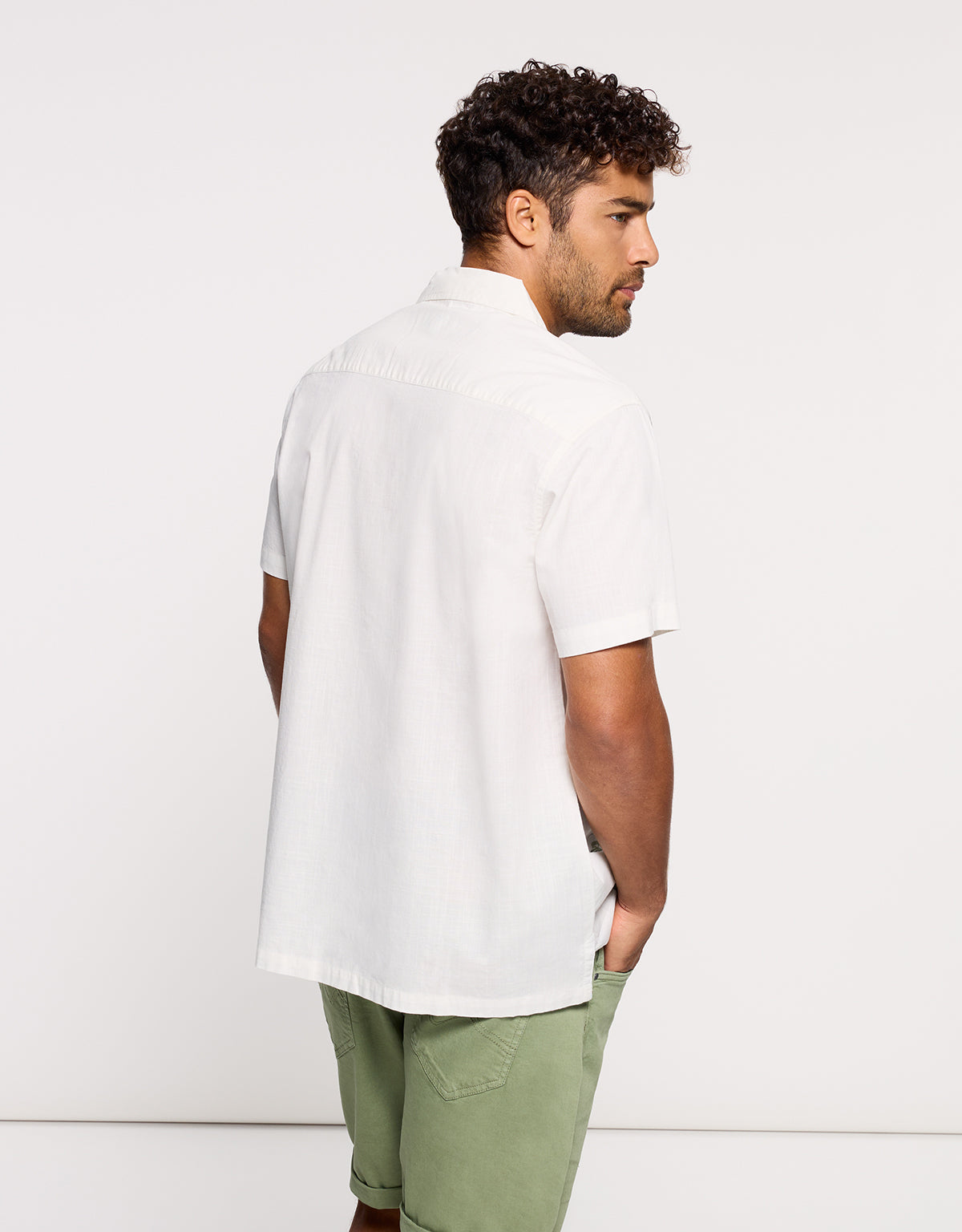 Camisa Manga Corta Off White - Trademark 4