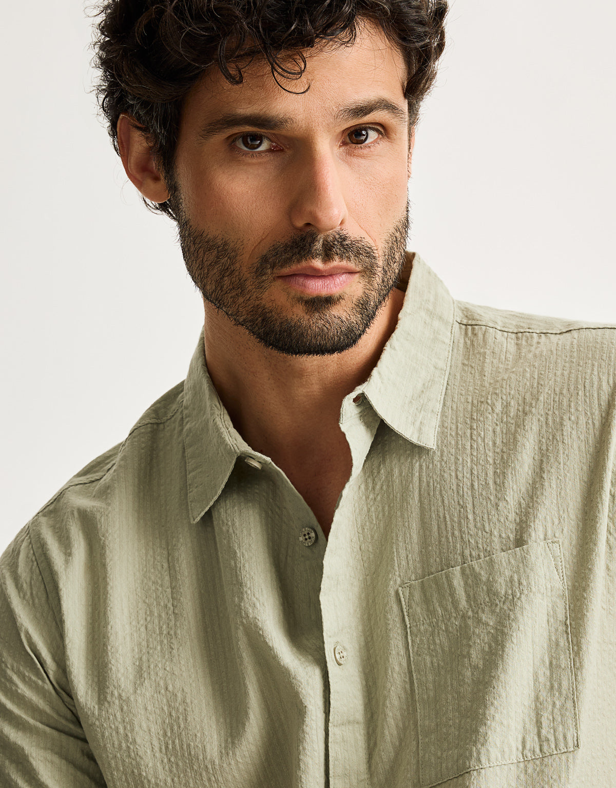 Camisa Manga Corta Kaki - Buzzed 2