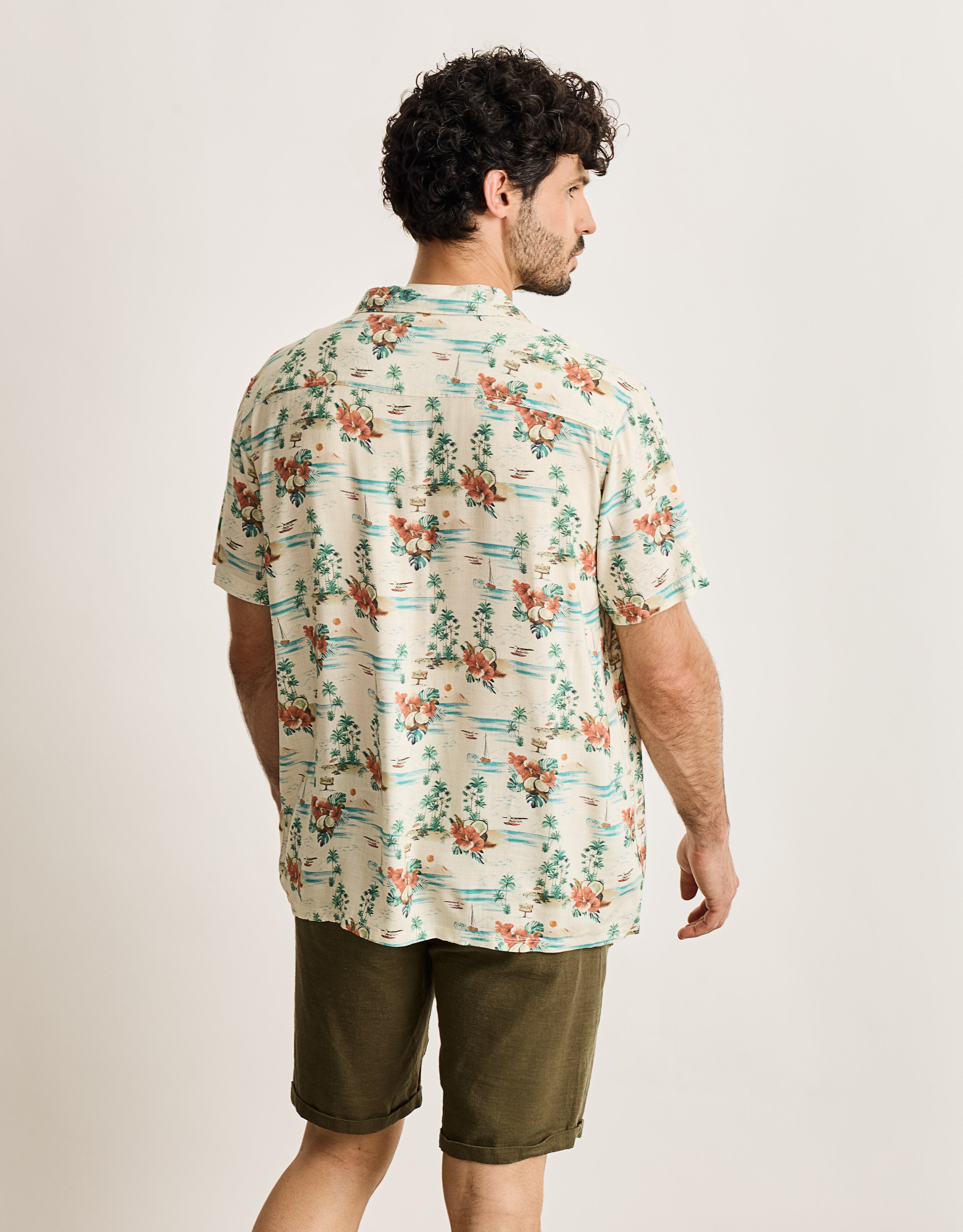 Camisa Manga Corta Off White - Waikiki 3