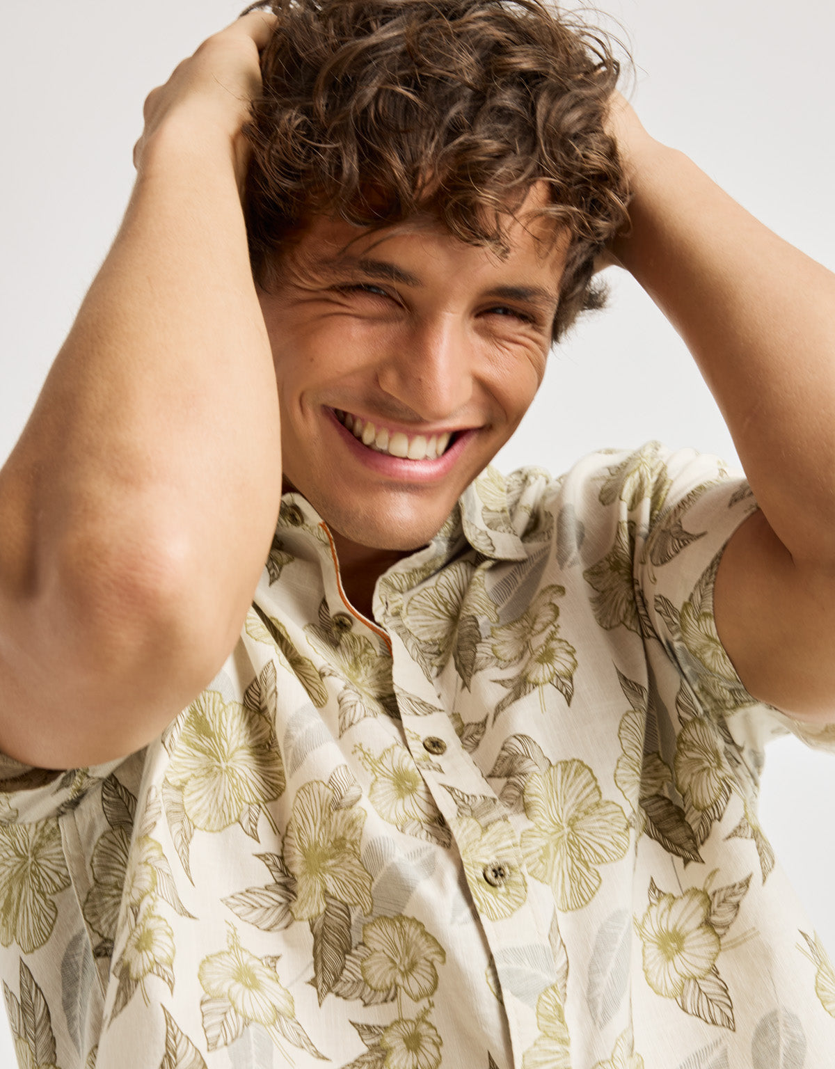 Chemise verte à manches courtes - Soto