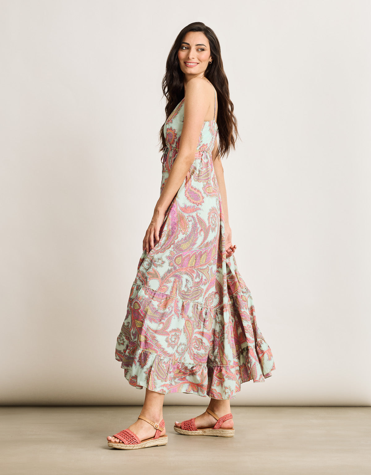 Vestido Largo Turquesa - Aerea 4