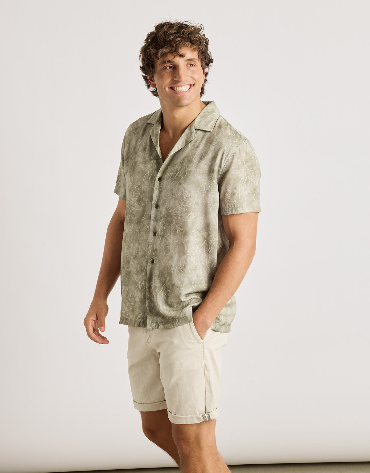 Camisa Manga Corta Verde - Soto 3