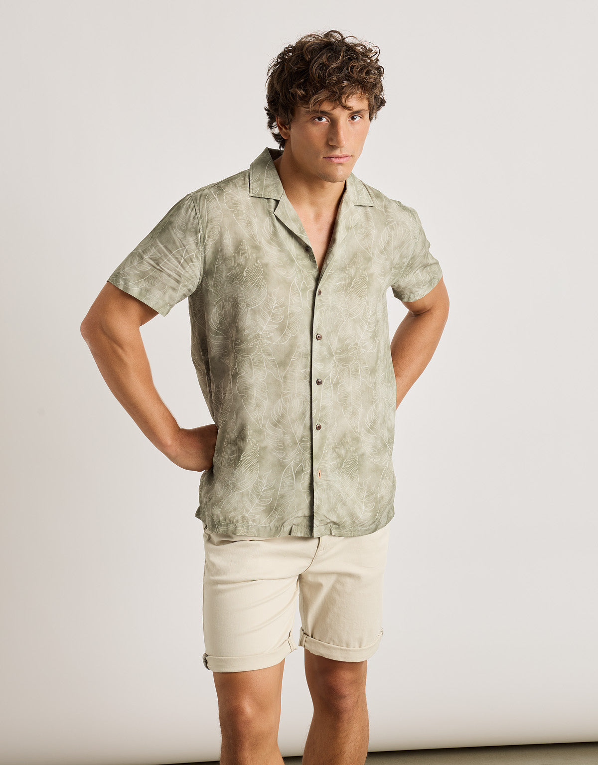 Camisa Manga Corta Verde - Soto