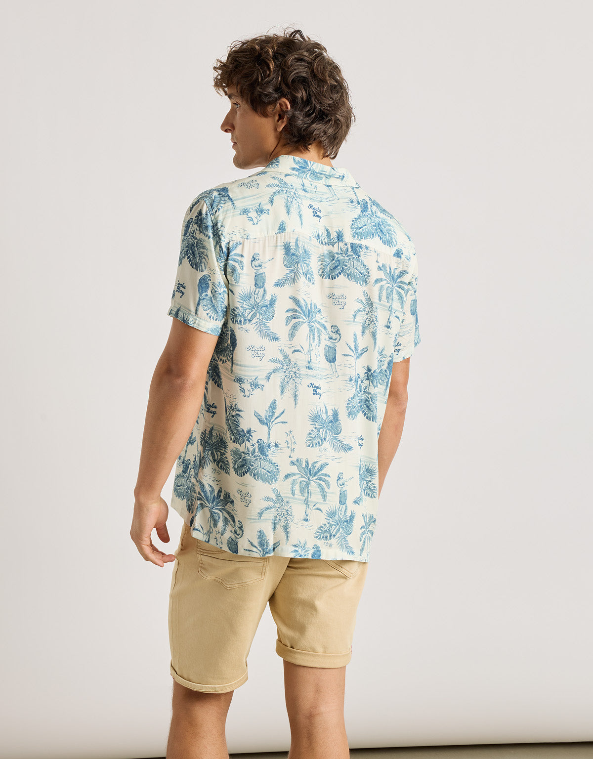 Camisa Manga Corta Azul - Papan 3