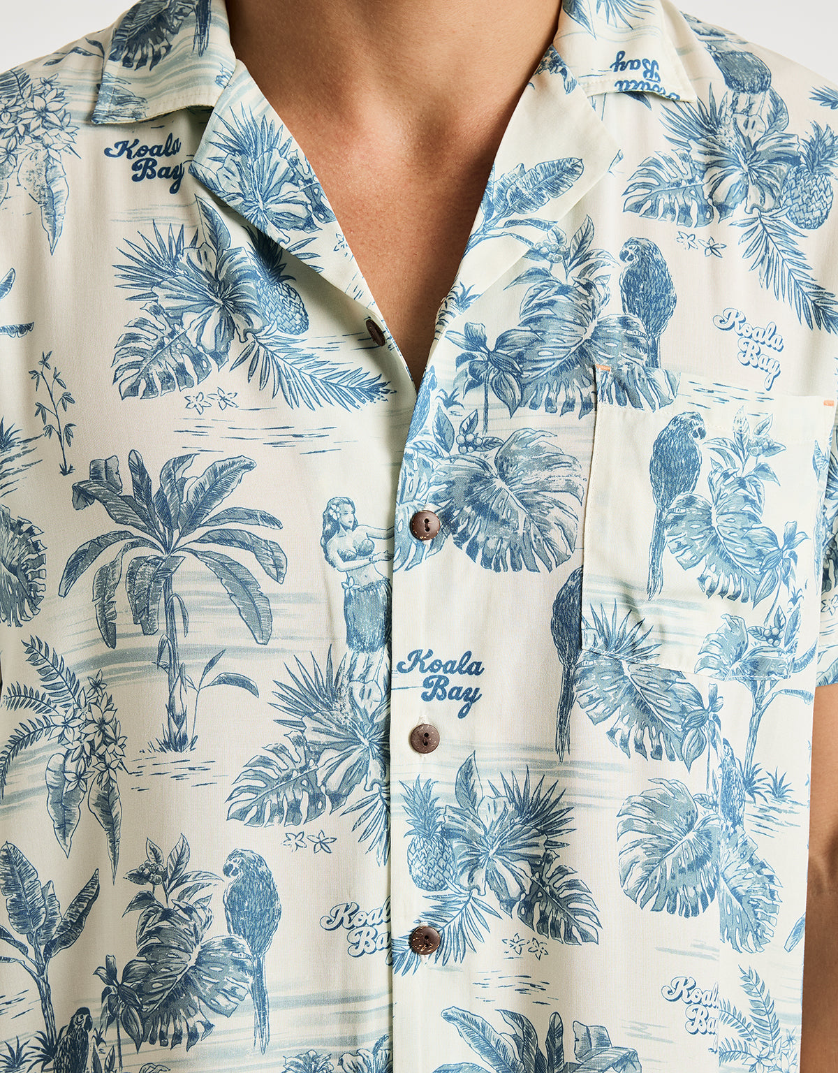 Camisa Manga Corta Azul - Papan 5