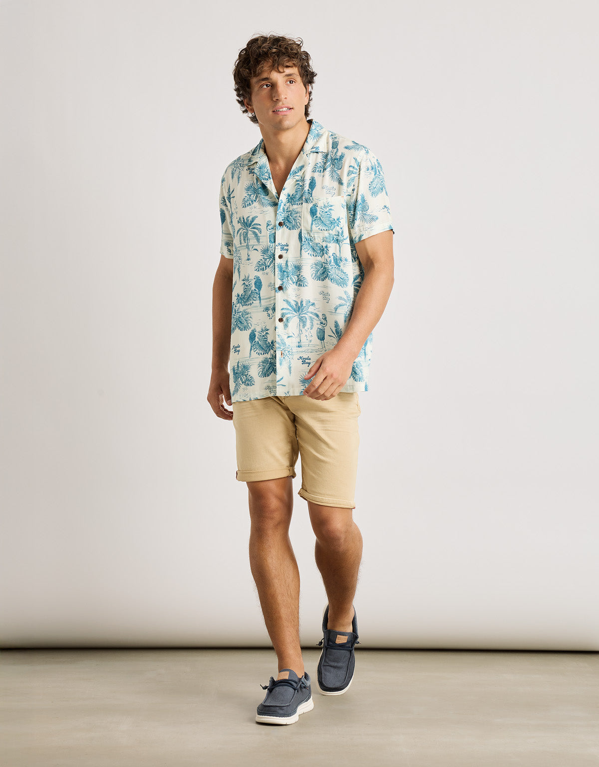 Camisa Manga Corta Azul - Papan 6