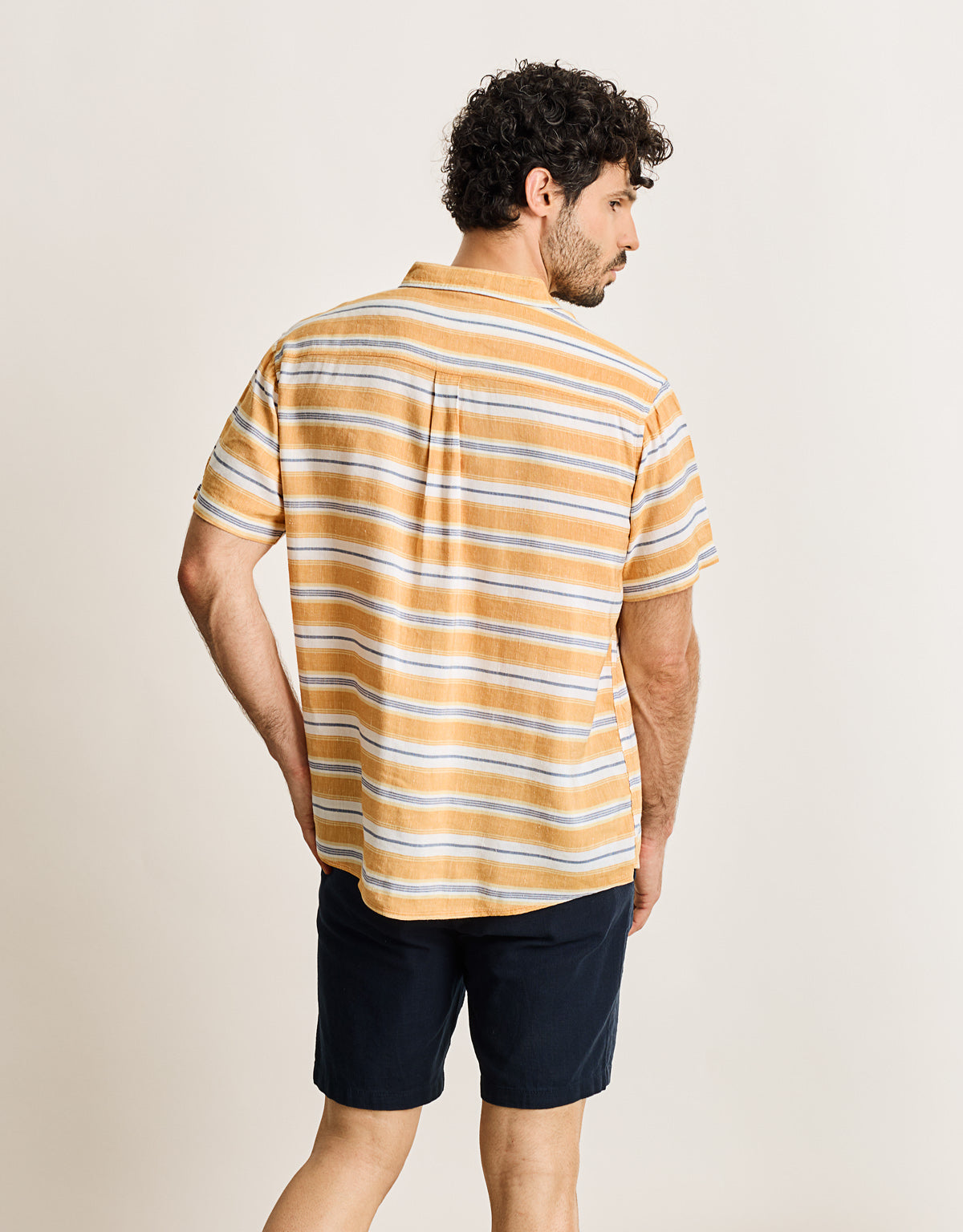 Camisa Manga Corta Amarillo - Coated 3