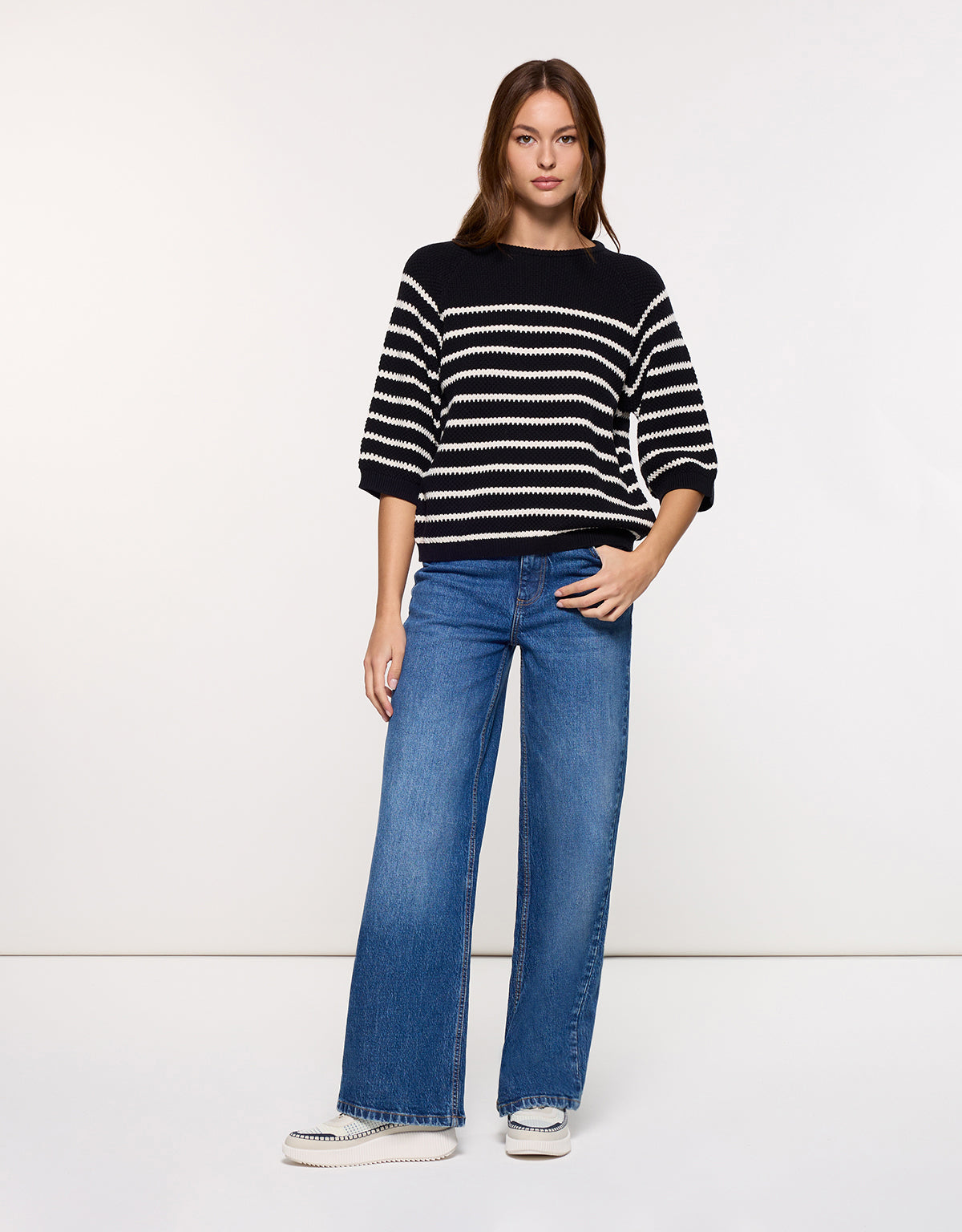 Schwarz Pullover Streifen – Zibri