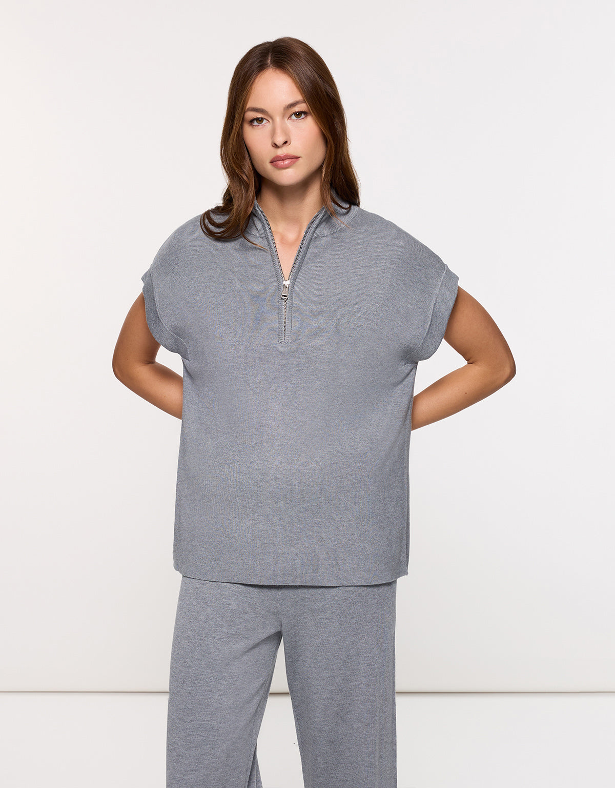 Jersey Sin Mangas Gris - Ruyan