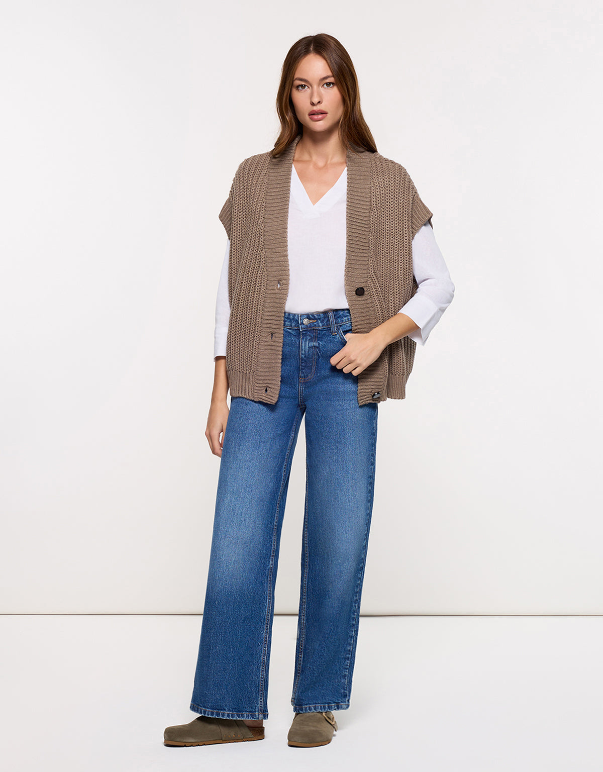 Chaleco de Punto Marrón - Richy 8