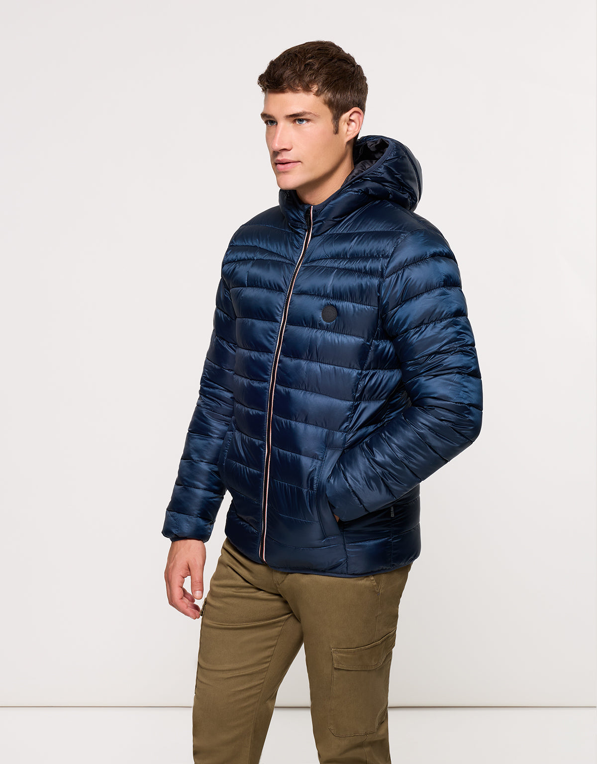 Chaqueta Azul Marino con Capucha - Tuck 3