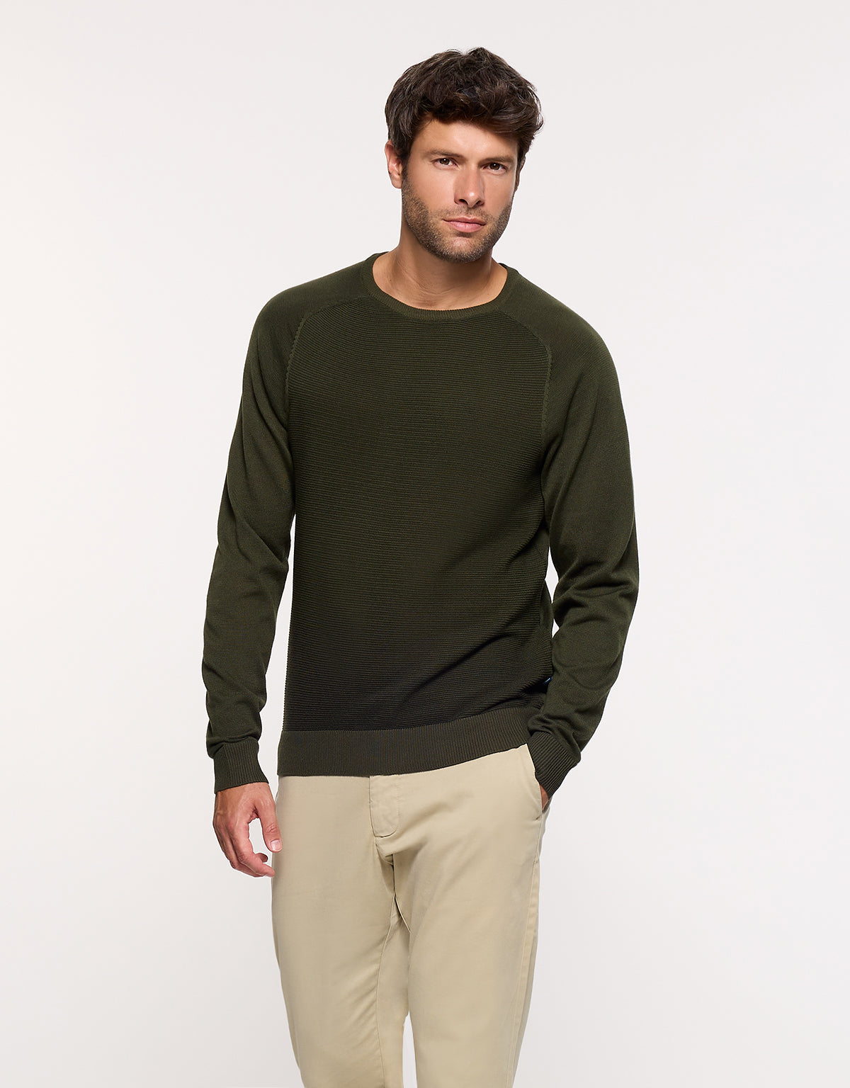 Jersey Manga Larga Verde Oscuro - Nusti