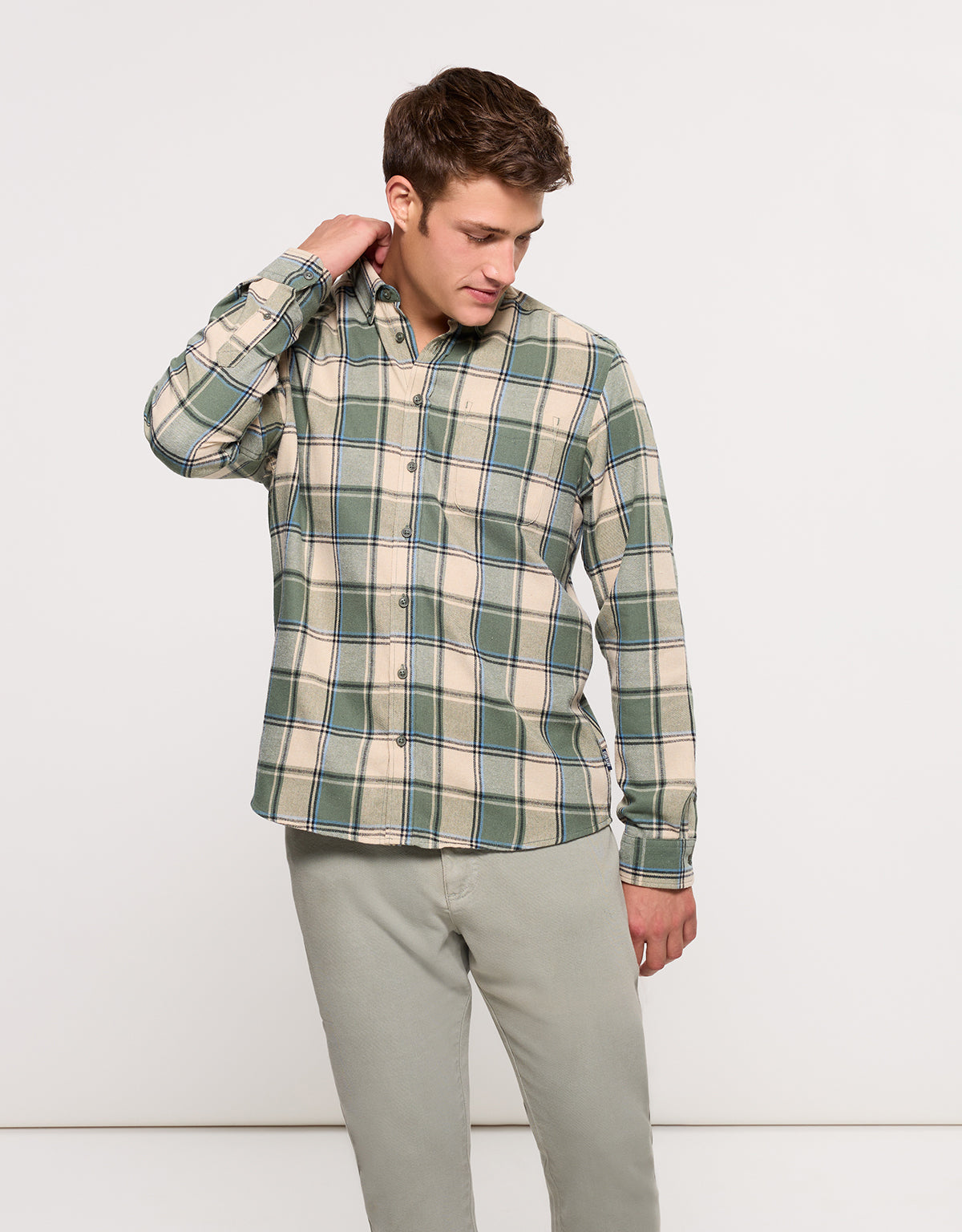 Camisa de Cuadros Verde - Martel