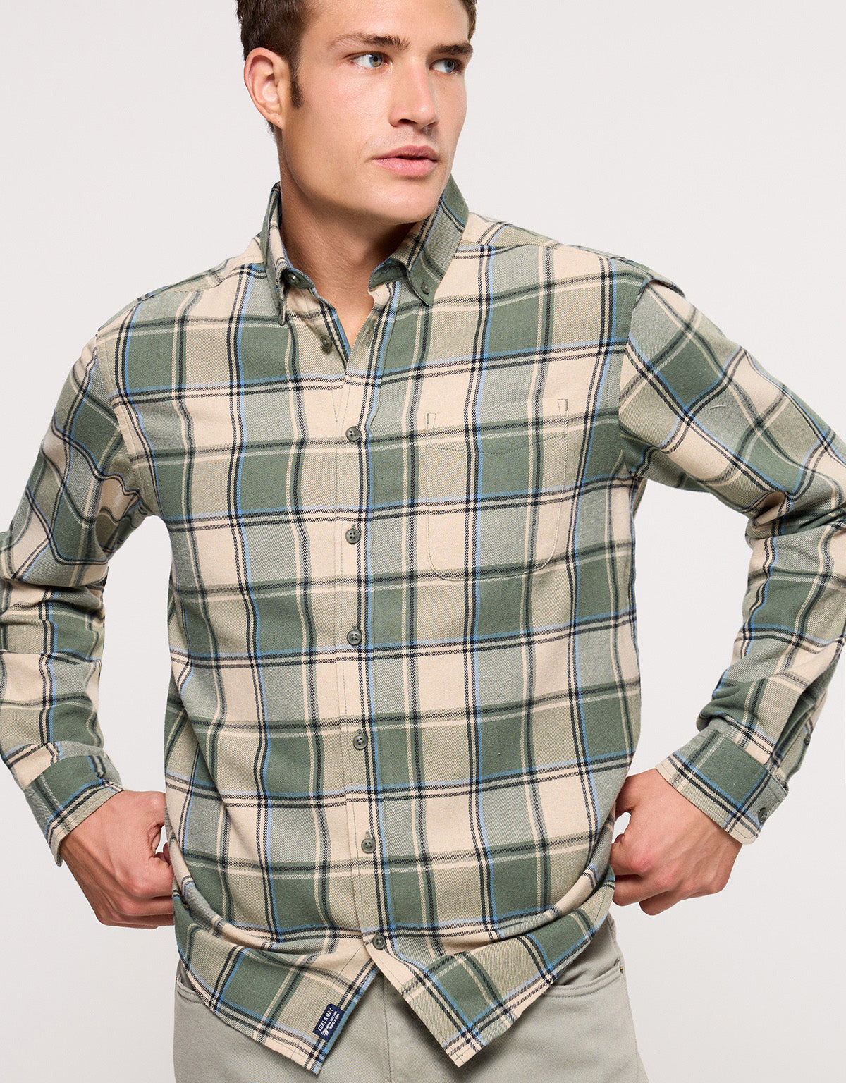Camisa de Cuadros Verde - Martel 5