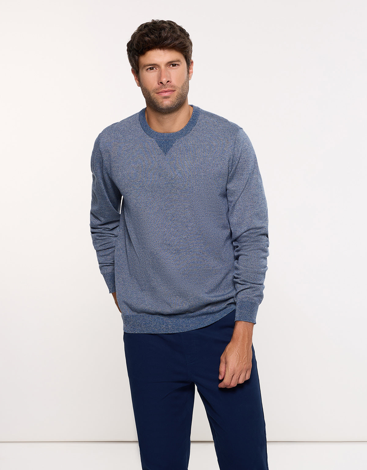 Jersey Manga Larga Azul Marino - Reton