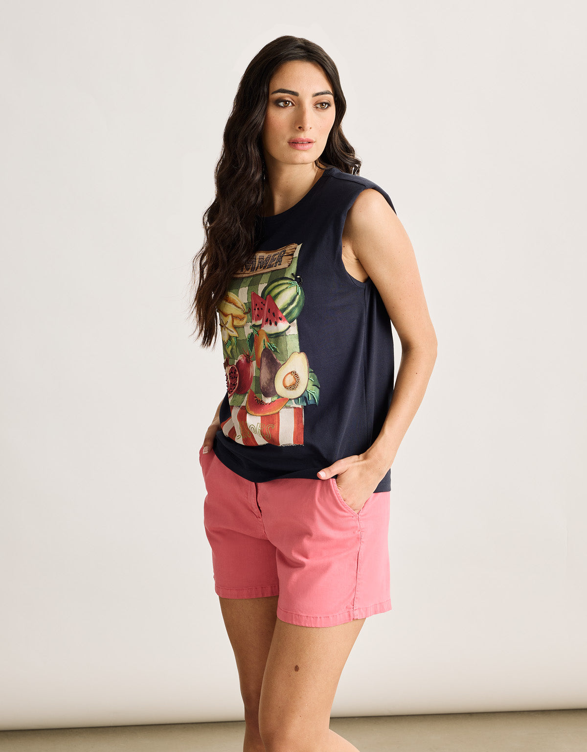 Camiseta Manga Corta Azul Marino - Bangana 4