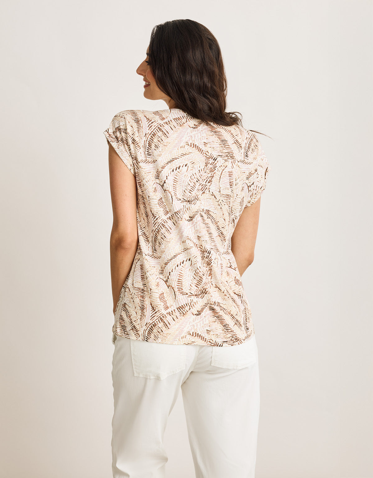 Camiseta Manga Corta Beige - Zebriye 3