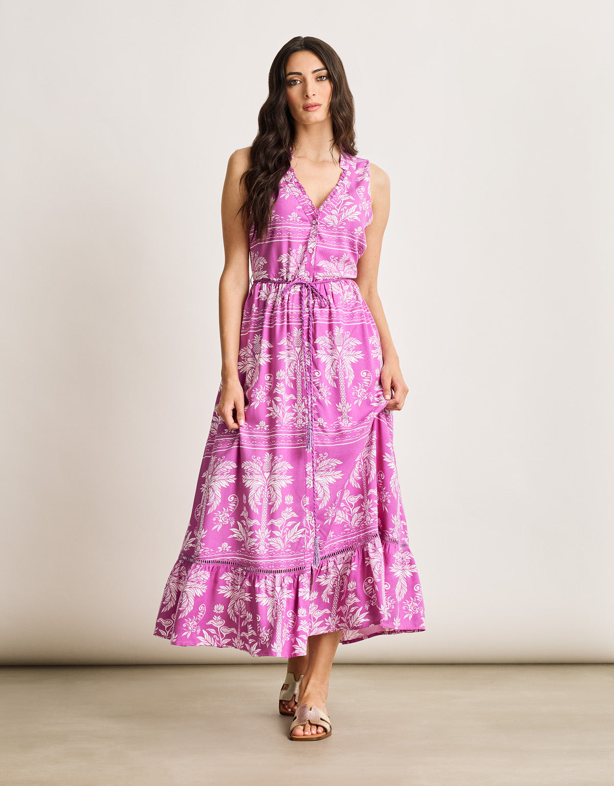 Vestido Midi Lila - Borton