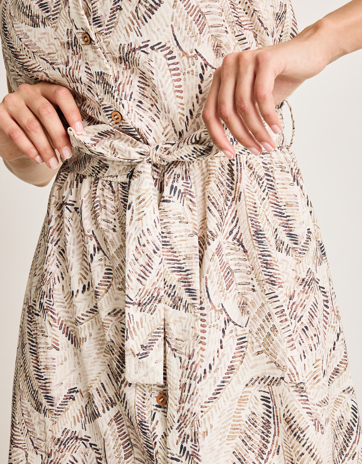 Vestido Corto Beige - Mozota 4