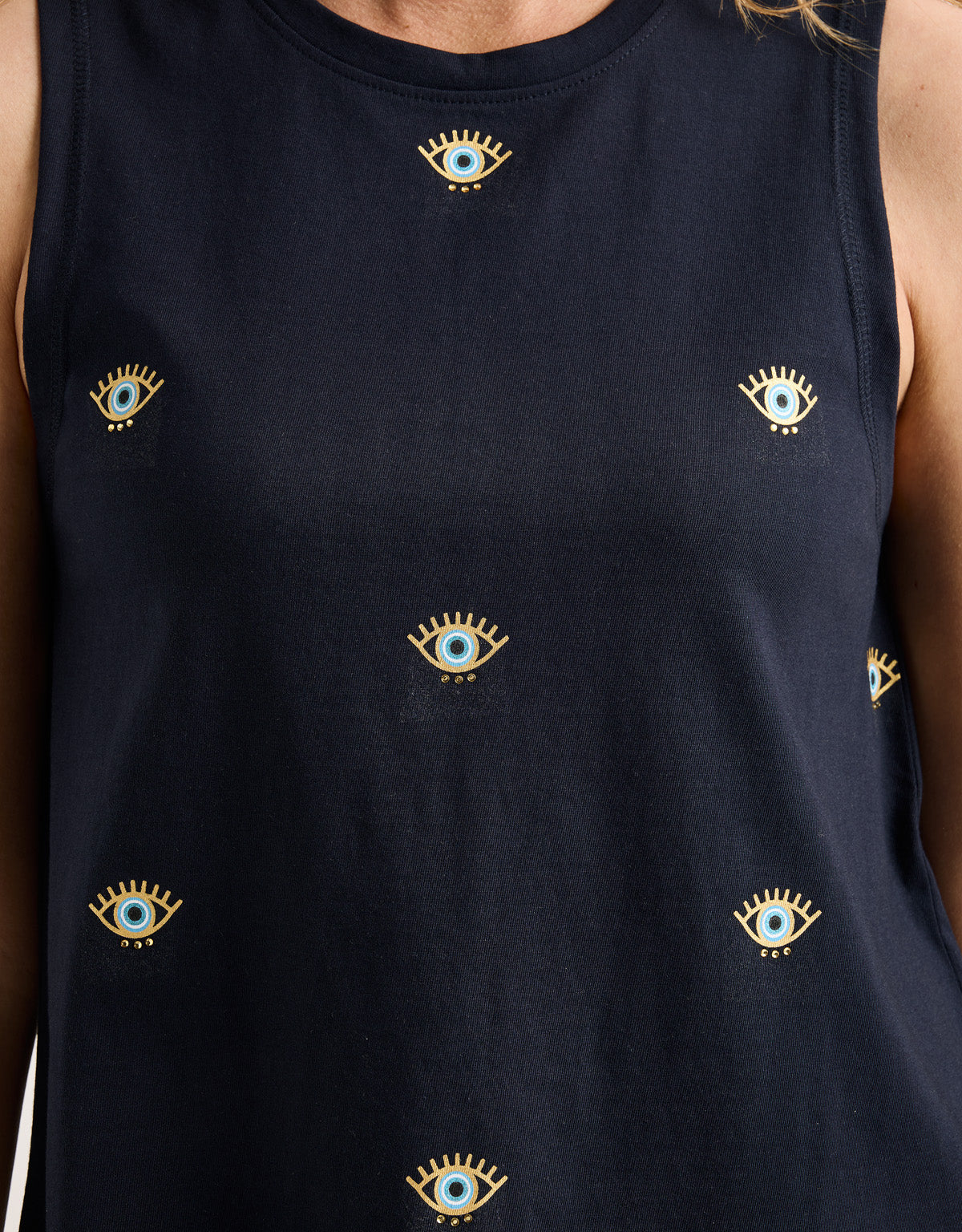 Camiseta Tirantes Azul Marino - Pantike 5