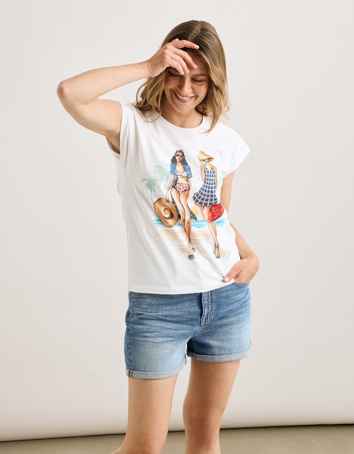 Camiseta Manga Corta Blanco - Figureti