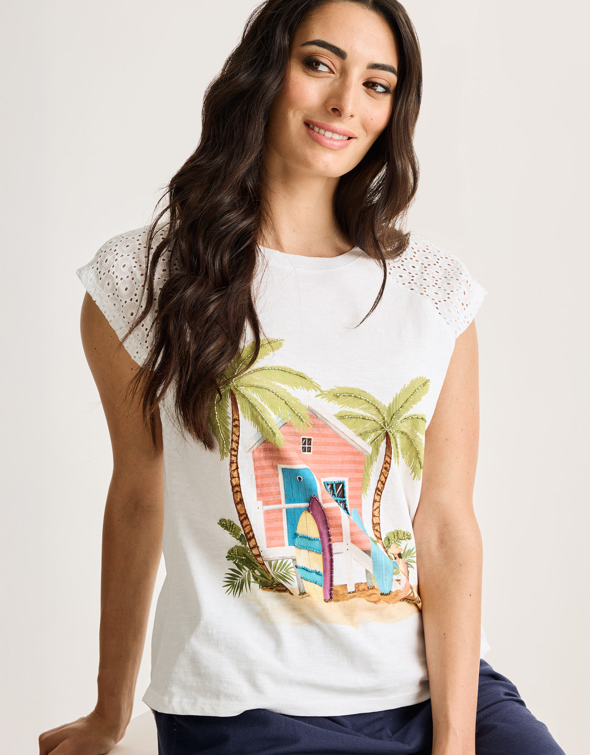 Camiseta Manga Corta Blanco - Surjhaus 2